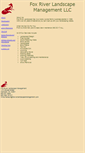 Mobile Screenshot of foxriverlandscapemanagement.com
